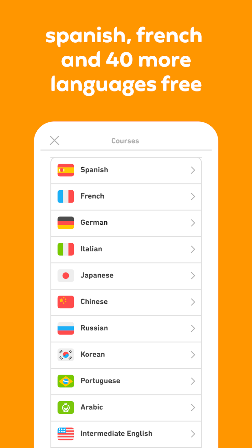 تطبيق Duolingo للايفون 